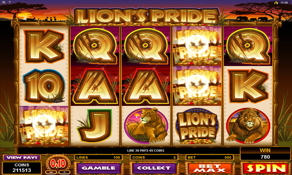 Lions Pride Slots Machine