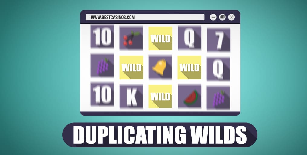 Duplicating wilds in slots