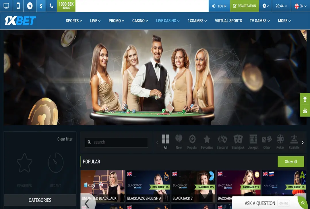 1xbet website