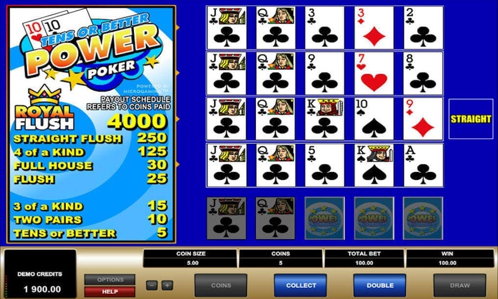 Jacks or Better Power Poker