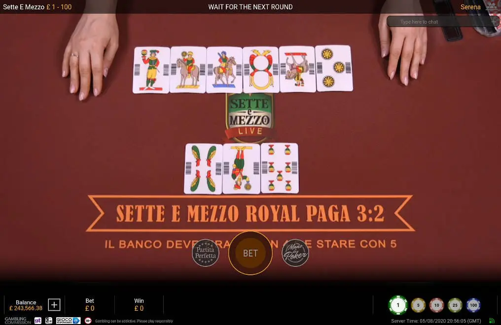 Sette e Mezzo Live Playtech Live Table Game Detailed Guide Sette e Mezzo Live Playtech Live Table Game Detailed Guide