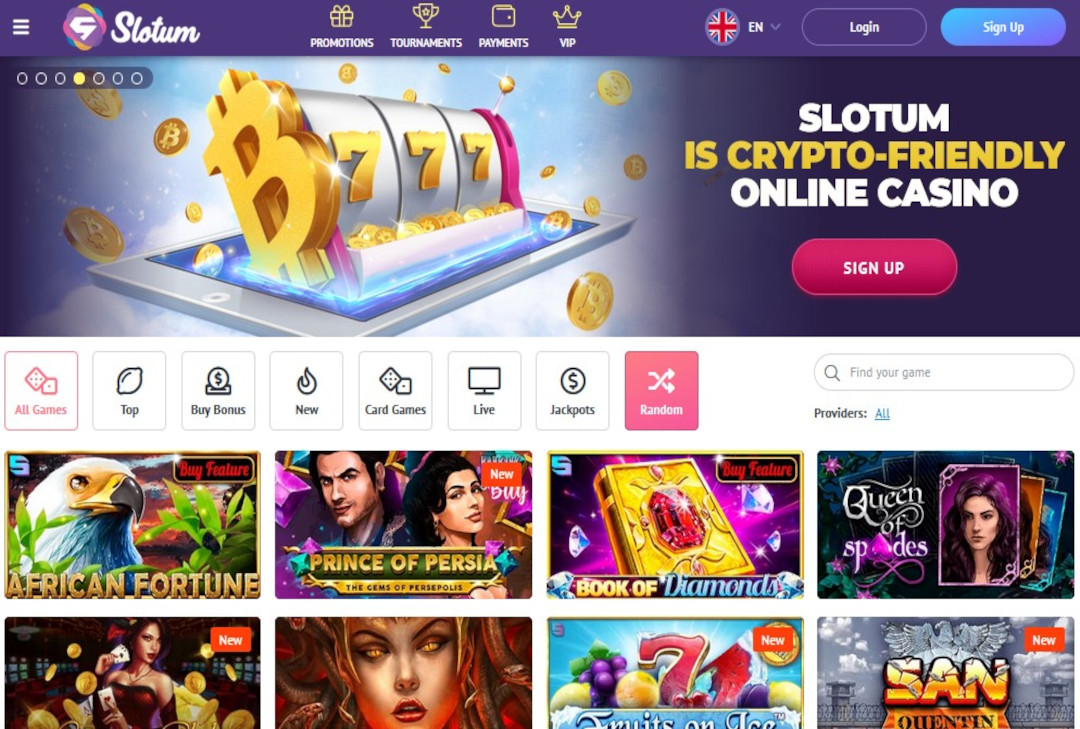 slotum casino официальный сайт