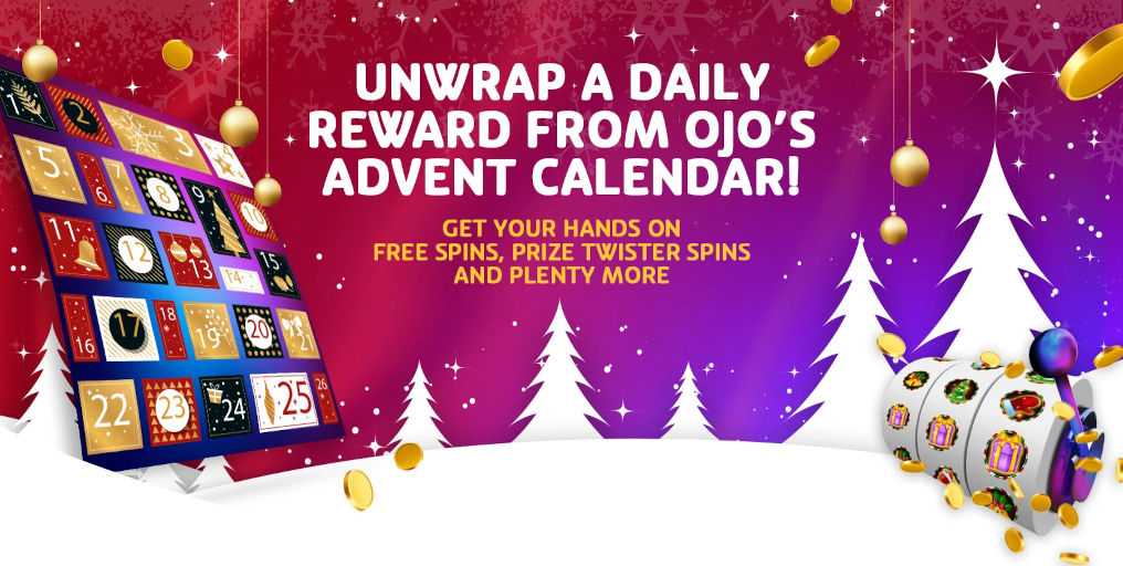 PlayOJO Advent Calendar Promotion