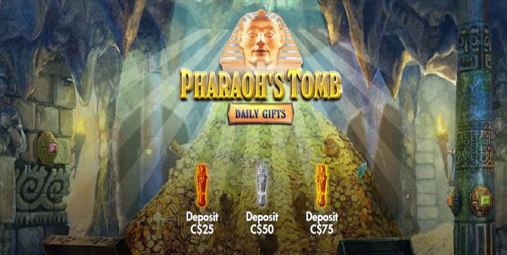 Pharaoh's Tomb Promotion Black Diamond Casino